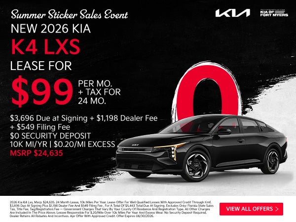NEW 2026 KIA K4 LXS
